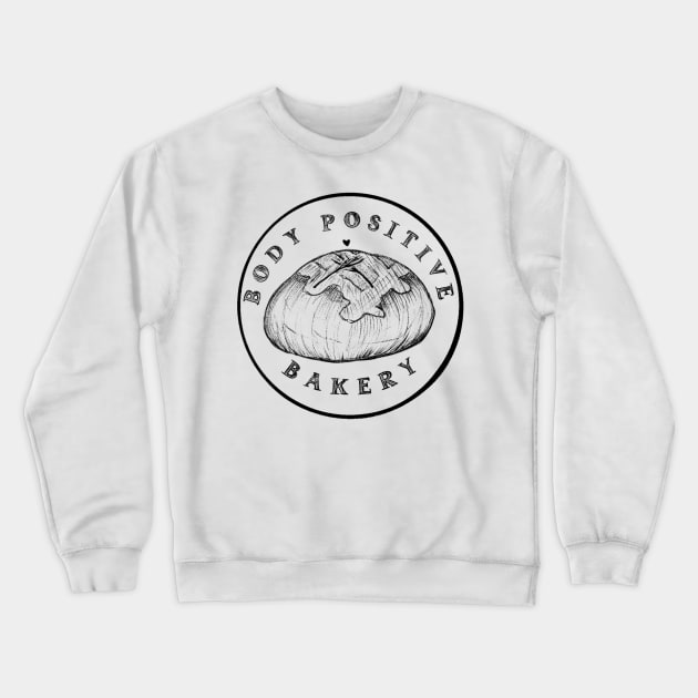 Body Positive Bakery Logo Crewneck Sweatshirt by Body Positive Bakery